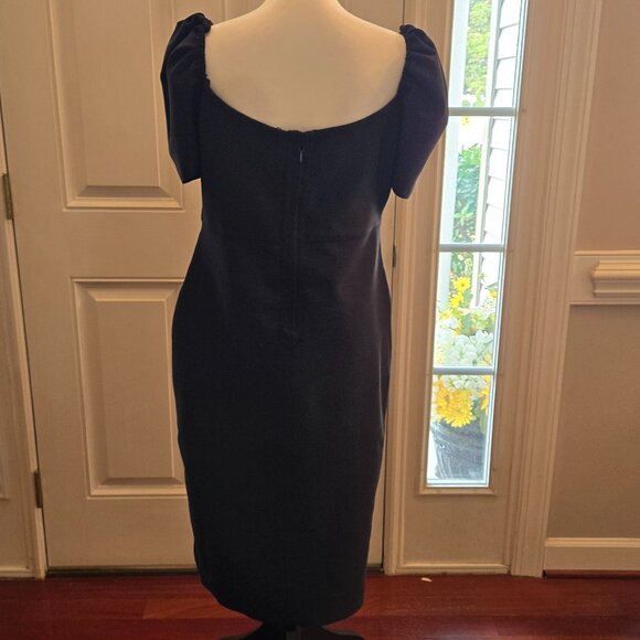 BAOSUU Midi Bodycon Dress Tummy Control Dress Sz: 12 Black - Picture 10 of 16